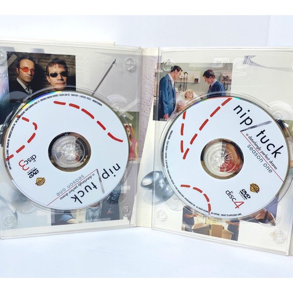 Nip/Tuck - First Season (DVD, 2003, 5-Disc Set) Missing 1 DVD - Picture 7 of 11